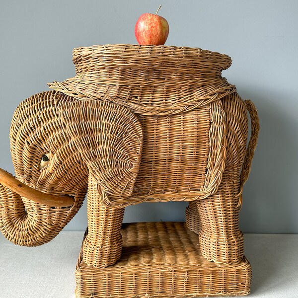 Elephant Vintage Plant Stand Etsy