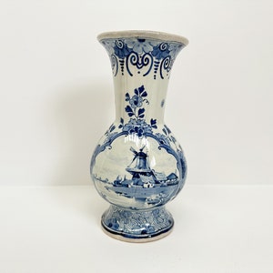 Antique Royal Delft/De Porceleyne Fles Vase 1870s