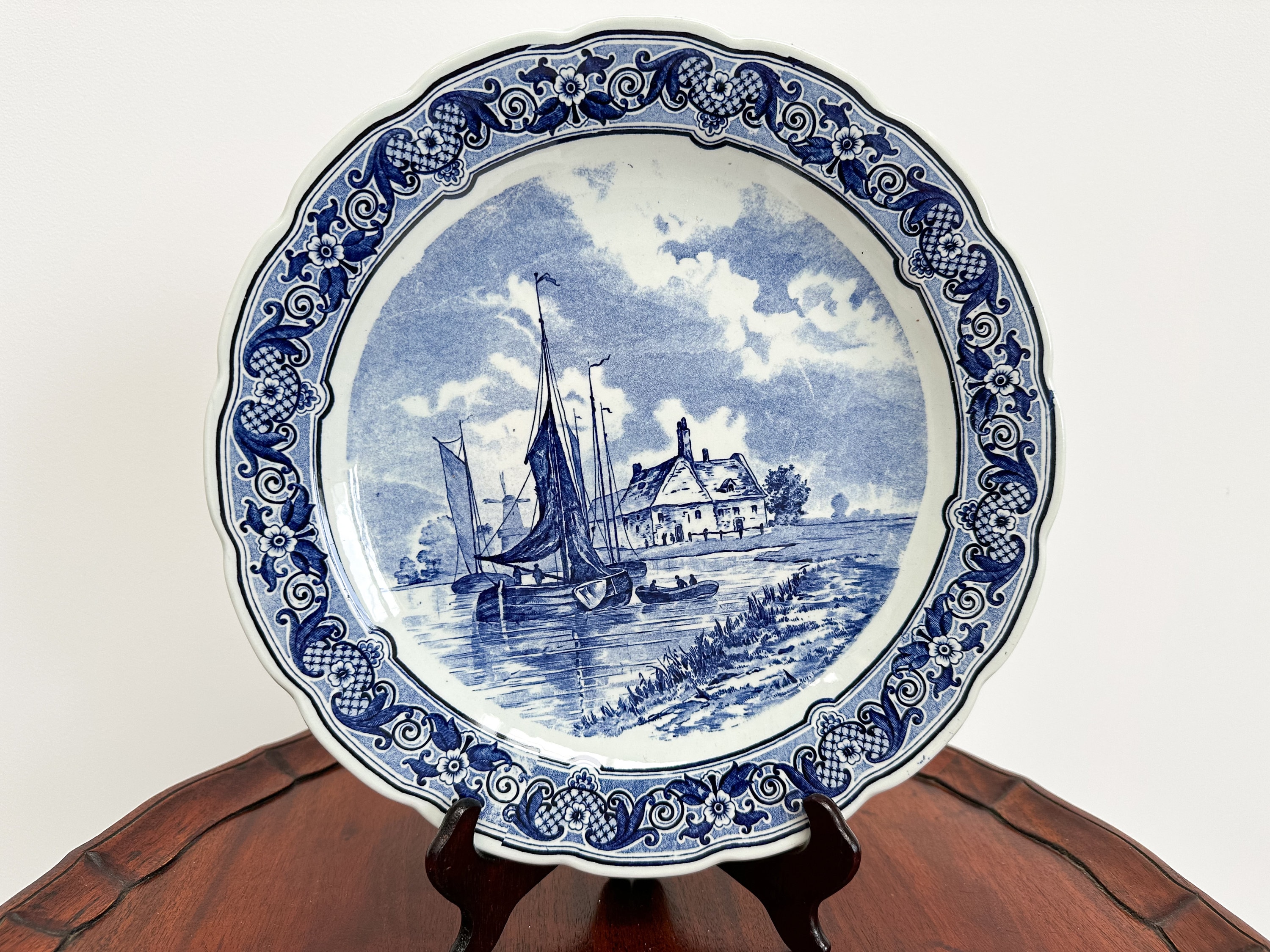 Antique Delft Blue Wall Plate by Royal Sphinx Maastricht - Etsy