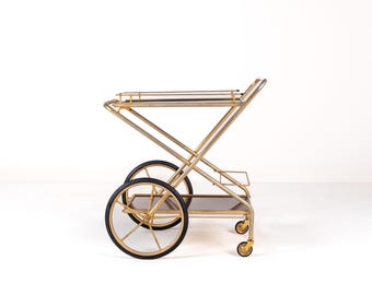 Mid-Century Modern Folding Bar Cart, 1950s