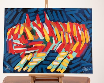 Originele Karel Appel – “Clownkat” – Gesigneerde lithografie in beperkte oplage