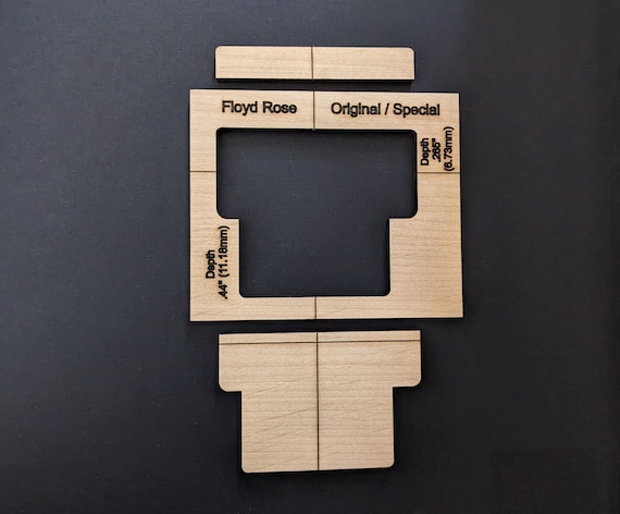Floyd Rose Original/special Bridge Routing Templates - Etsy