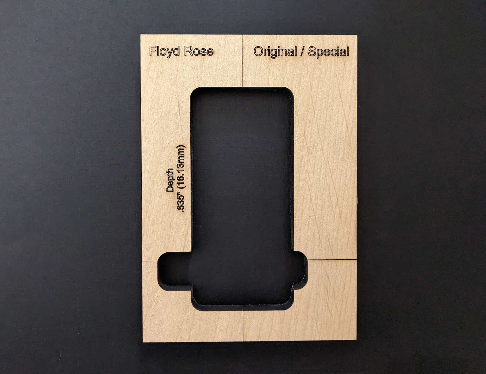 Printable Floyd Rose Routing Template.pdf Strat to Floyd Rose Conversion Routing Template - Etsy