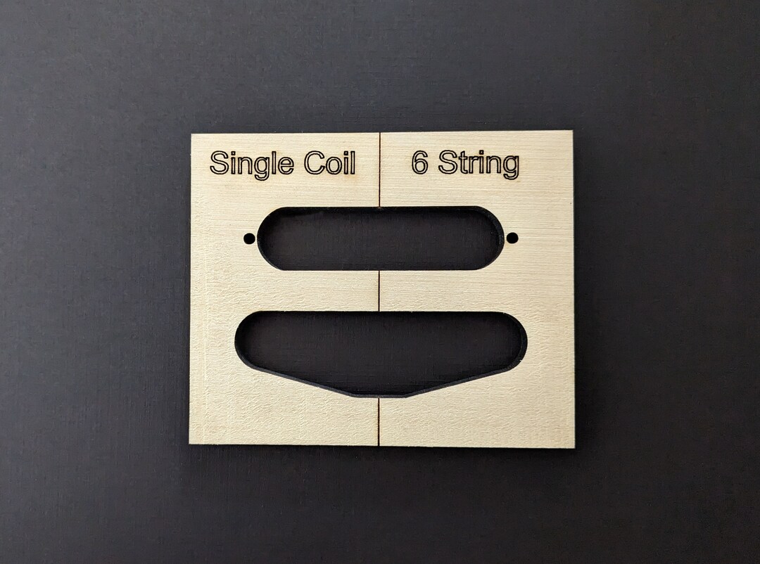 Single Coil Guitar Pick up Routing Template (6,7 or 8 String) - Etsy