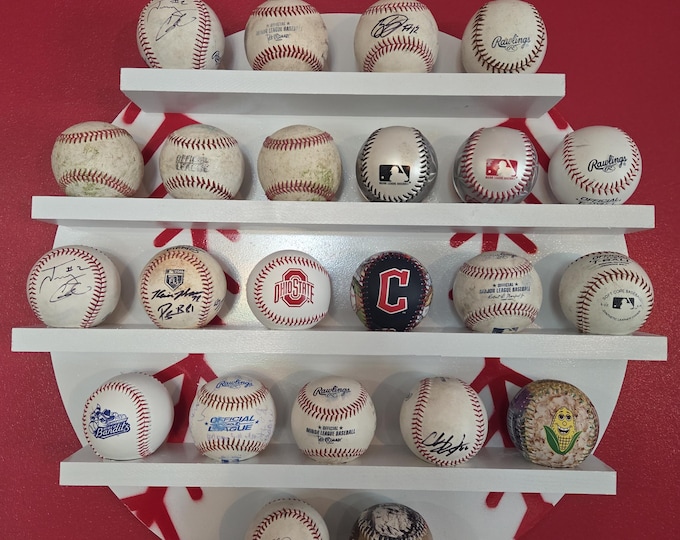Baseball Display Shelf (personalized)