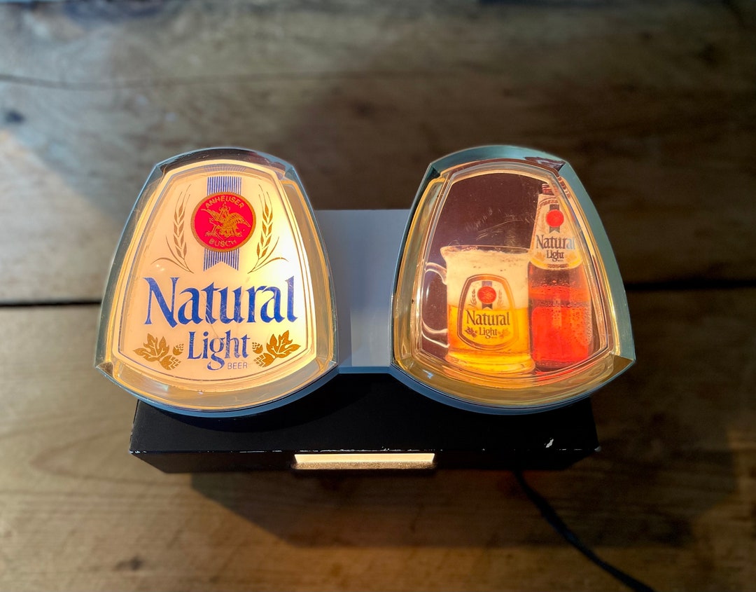 Vintage Natural Ice Lighted Register Sign - Etsy