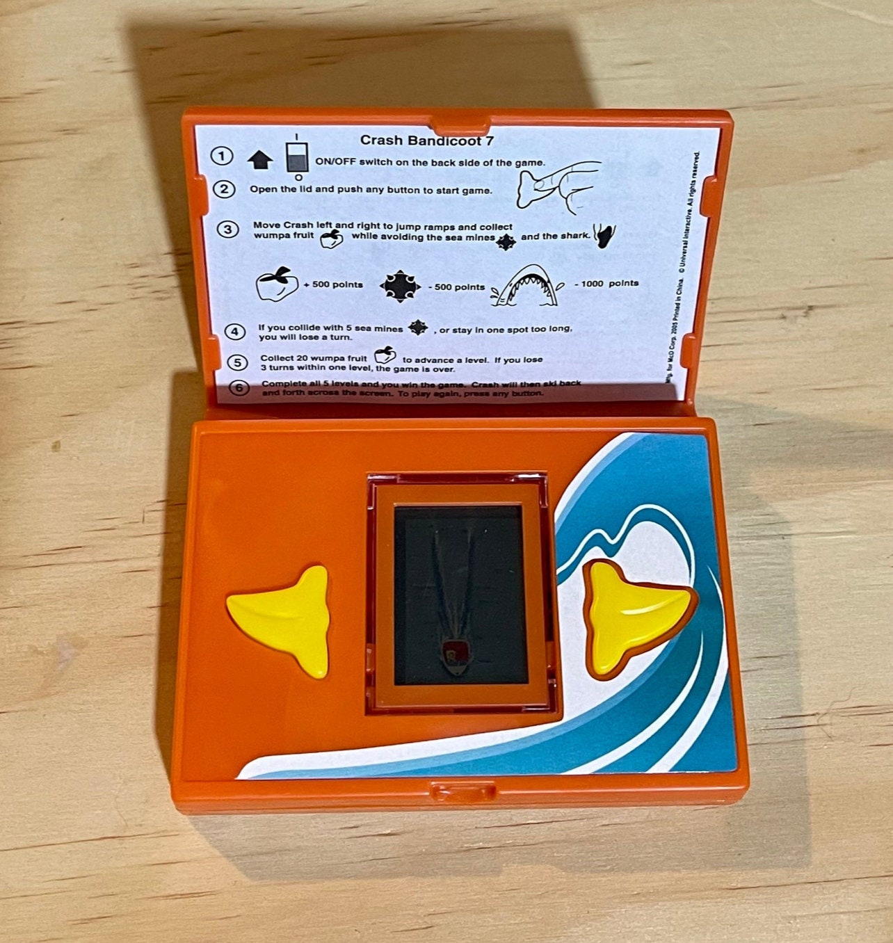 Mcdonalds Crash Bandicoot Handheld Game Etsy