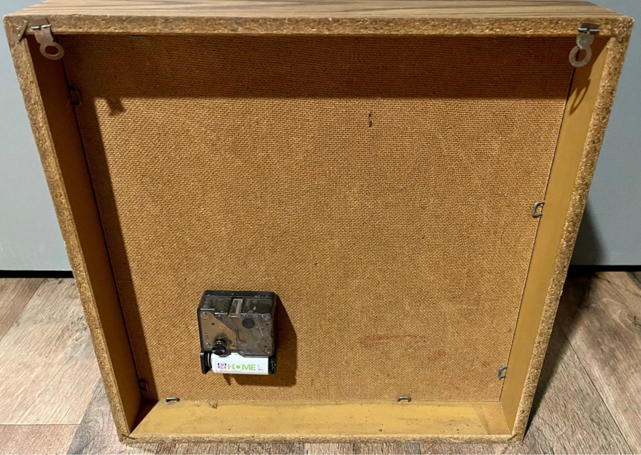 Shadow Box Clock Etsy