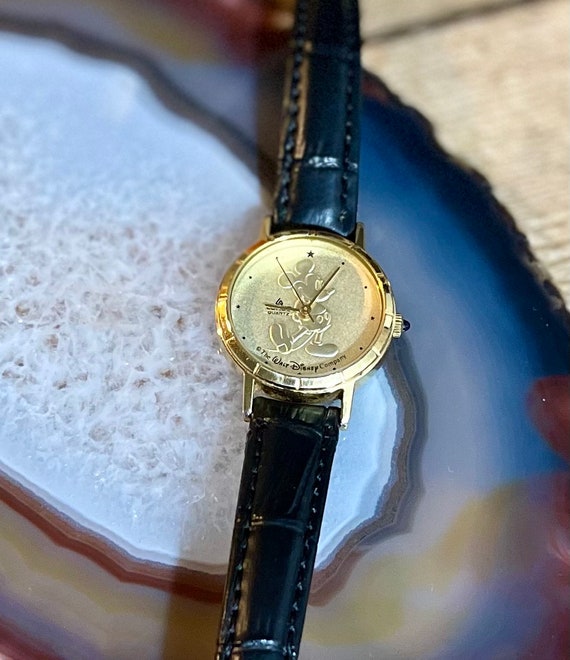 Lorus V811-1410 RO Gold Coin Mickey Watch - image 1