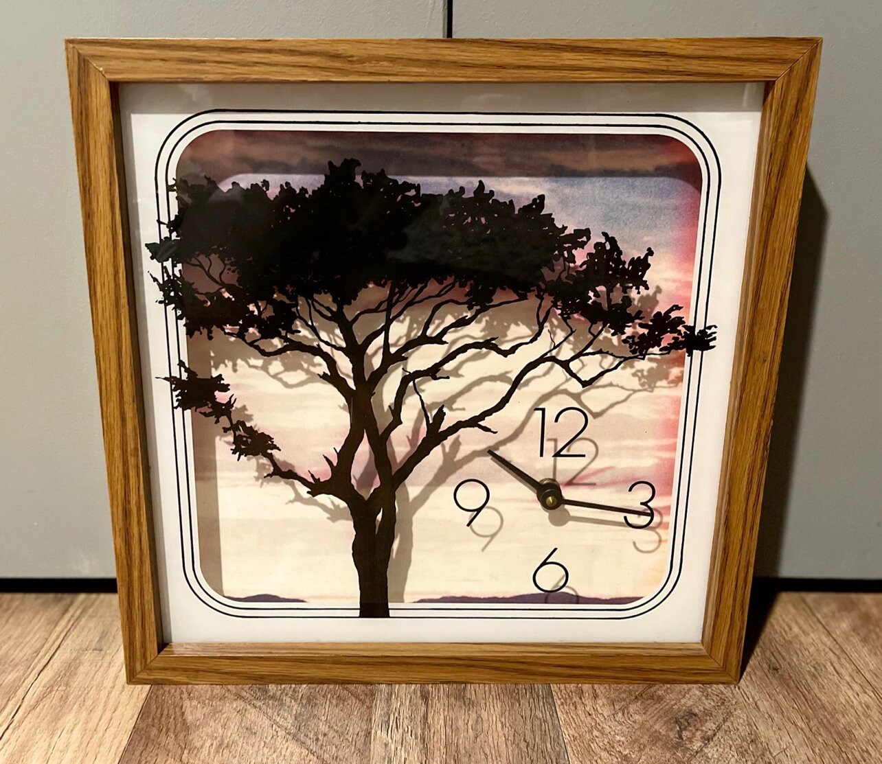 Shadow Box Clock Etsy