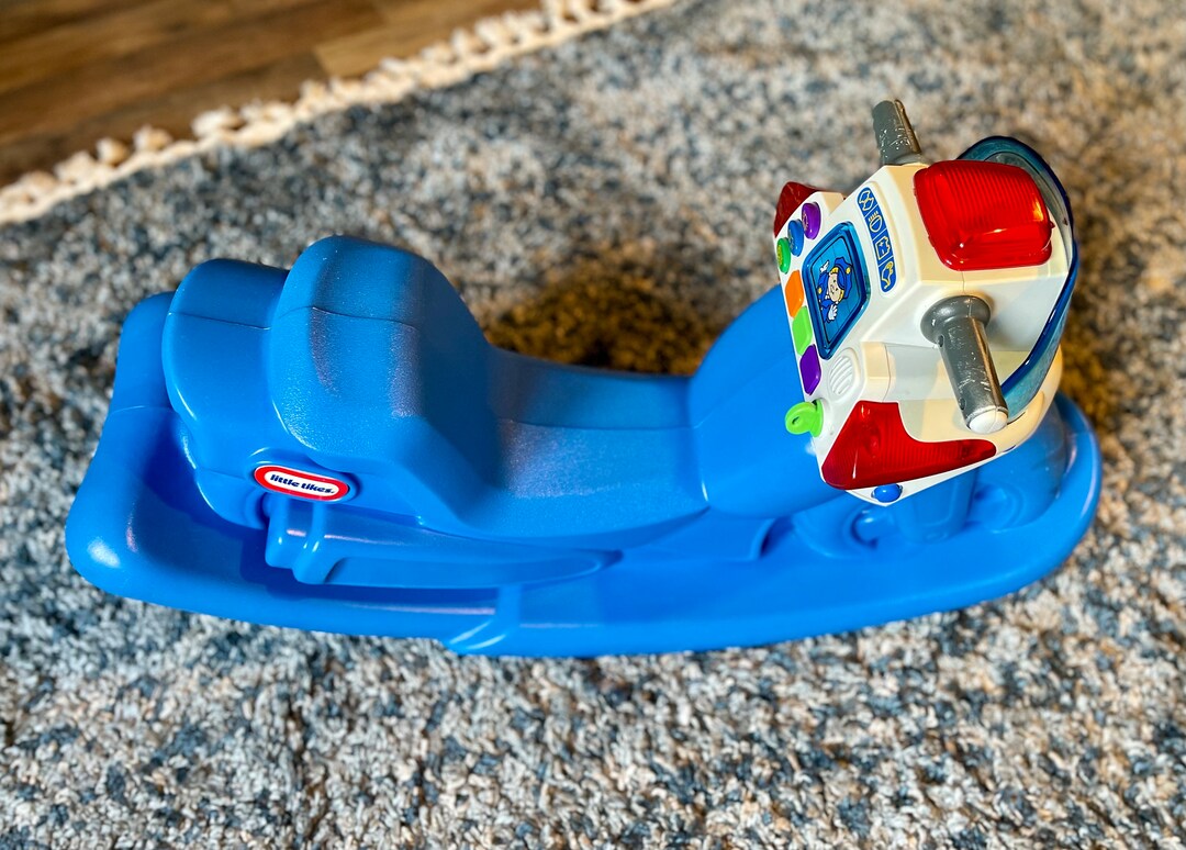 Little Tikes Police Cycle Toddler Rocker - Etsy
