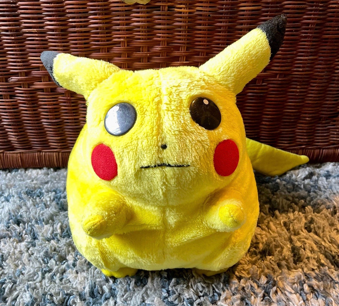 Vintage Fat Pikachu Plush Etsy