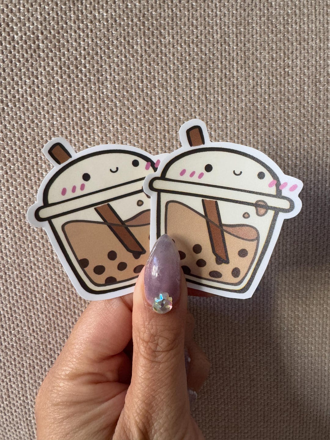 Boba Sticker (MATTE) - Etsy