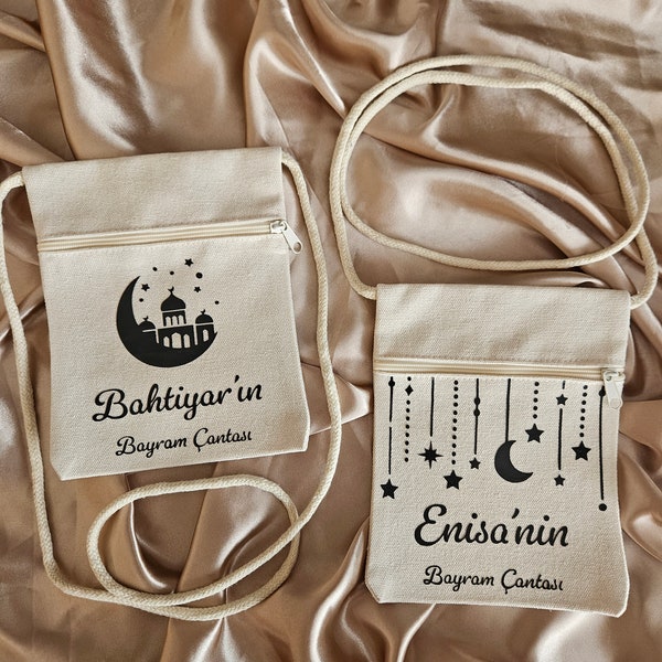 Bayram Kesesi Bayramcantasi Bayram children's bag cotton bag personalized bag Easter bag Ramadan children's bag