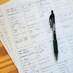 Mother-Baby/Postpartum/L&D Nurse Report Sheet