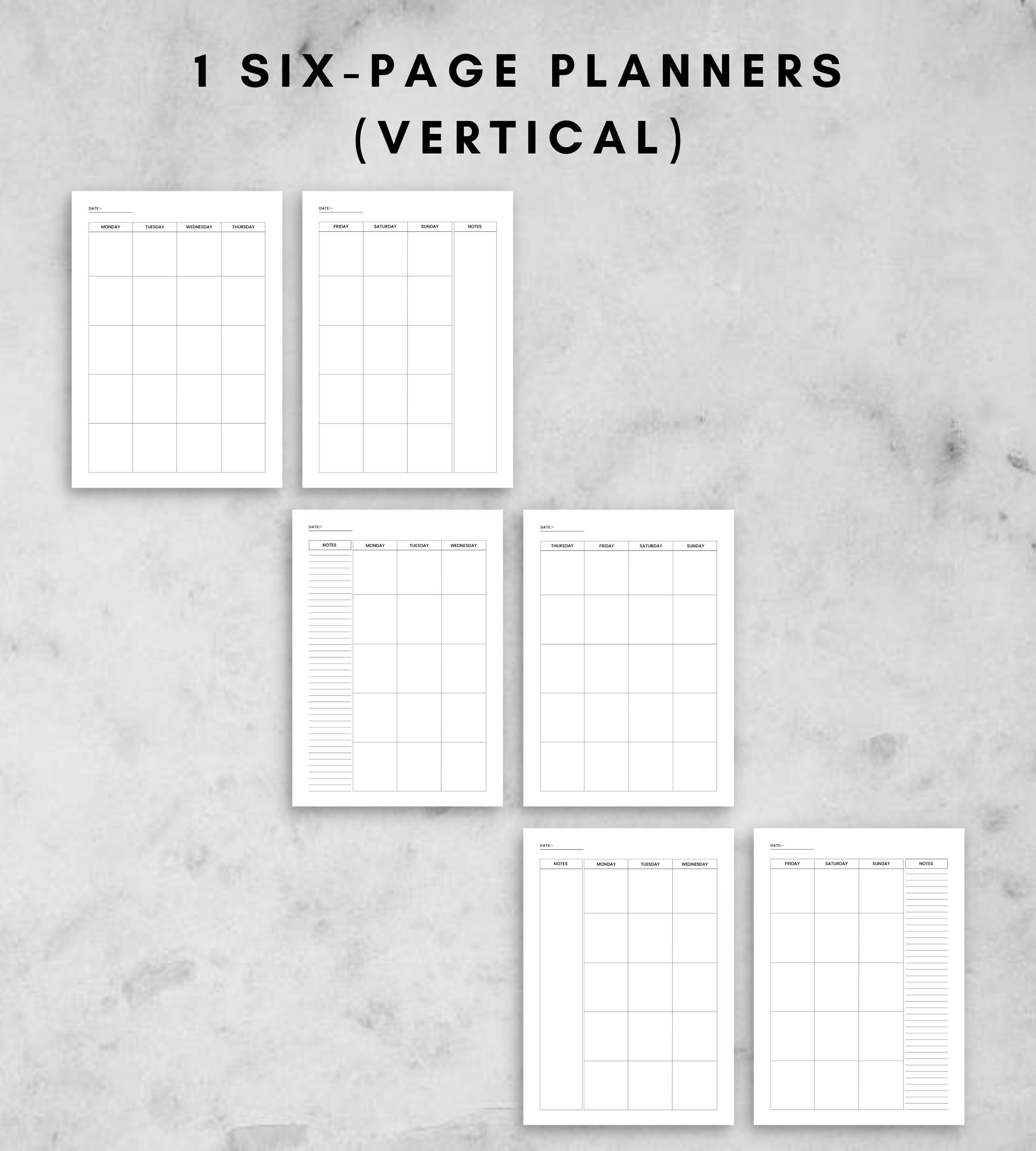 Blank Calendar Inserts Bundle Printable Half Year Calendar Etsy blank-calendar-inserts-bundle-printable-half-year-calendar-etsy
