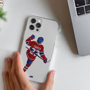 CAUFIELD phone case CANADIENS MONTREAL for iPhone 15, 14, 13, 12 pro, Samsung S24 Clear customized cover for smartphone.Hockey gift for fans image 8