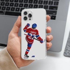 CAUFIELD phone case CANADIENS MONTREAL for iPhone 15, 14, 13, 12 pro, Samsung S24 Clear customized cover for smartphone.Hockey gift for fans image 9