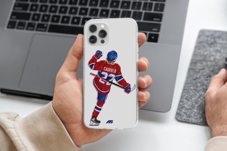 CAUFIELD phone case CANADIENS MONTREAL for iPhone 15, 14, 13, 12 pro, Samsung S24 Clear customized cover for smartphone.Hockey gift for fans image 9
