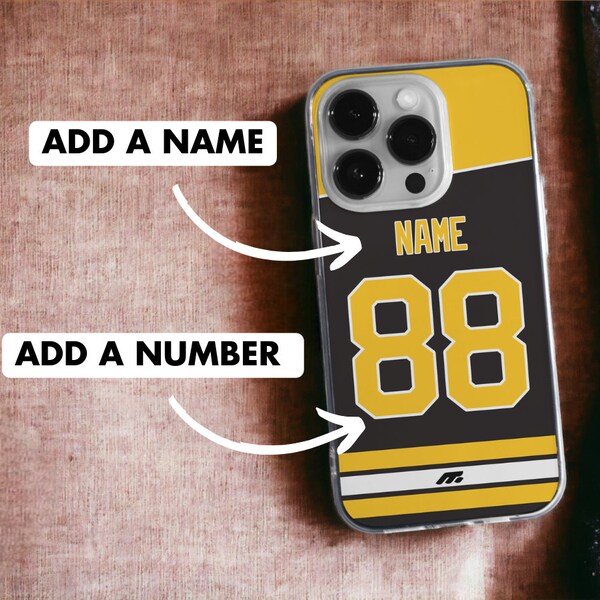 Boston Bruins custom phone case for iPhone 15, 14, 13, 12 pro, Samsung S24 - Perfect gift idea for boyfriend, brother, dad, Hockey fan