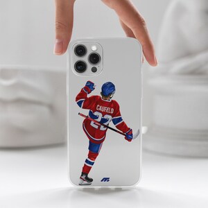 CAUFIELD phone case CANADIENS MONTREAL for iPhone 15, 14, 13, 12 pro, Samsung S24 Clear customized cover for smartphone.Hockey gift for fans image 6