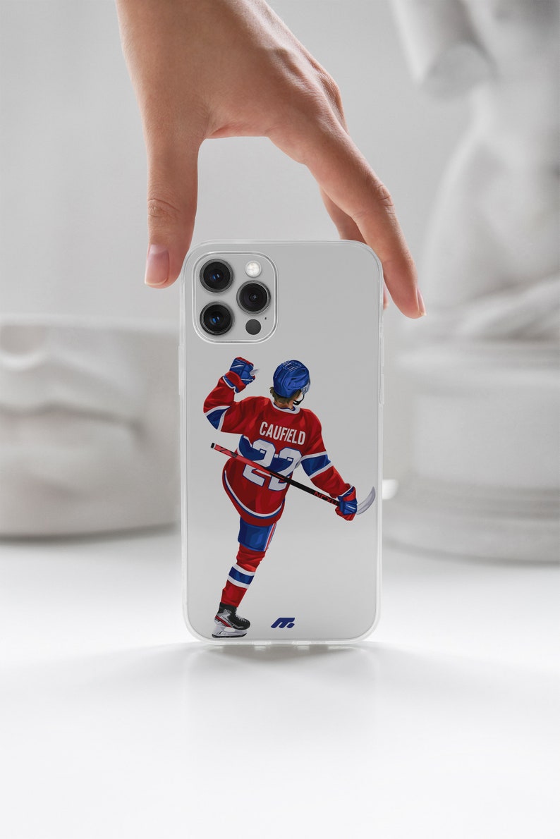 CAUFIELD phone case CANADIENS MONTREAL for iPhone 15, 14, 13, 12 pro, Samsung S24 Clear customized cover for smartphone.Hockey gift for fans image 6