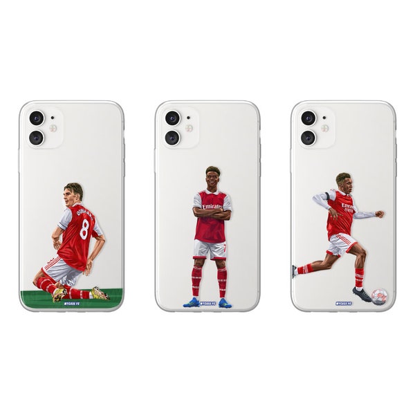 Arsenal protective phone case for smartphone - clear phone case for iPhone 11 iPhone 12 iPhone 13 iPhone 14 Samsung galaxy S22 S21