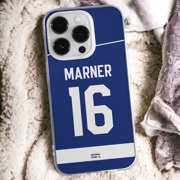 Toronto Maple Leafs custom phone case for iPhone and Samsung in silicone - Add your name & number - HockeyCase NHL phone case