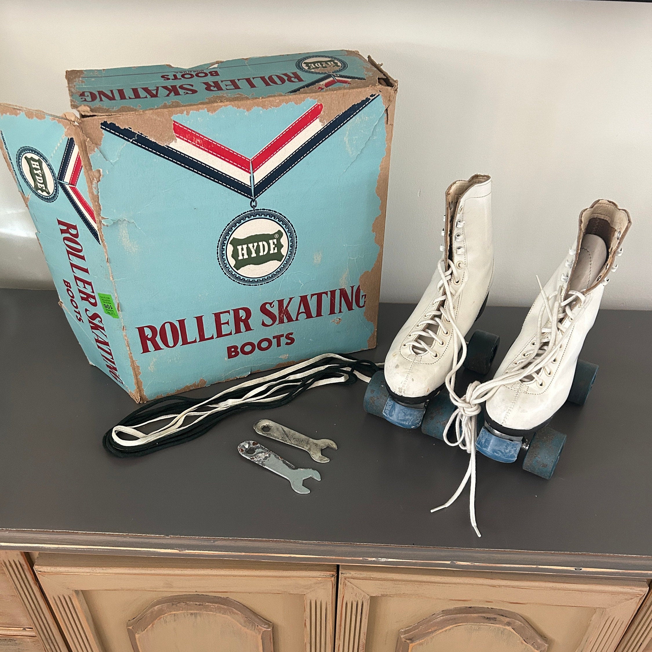 Vintage HYDE Roller Skates Size 5 Vintage Roller Skates in Etsy