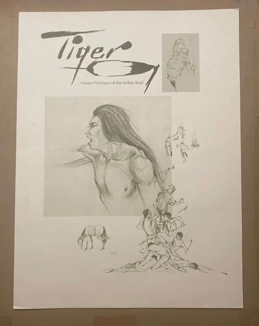 Bengal Tiger, Sean Bollar Lithograph, Signed in Pencil