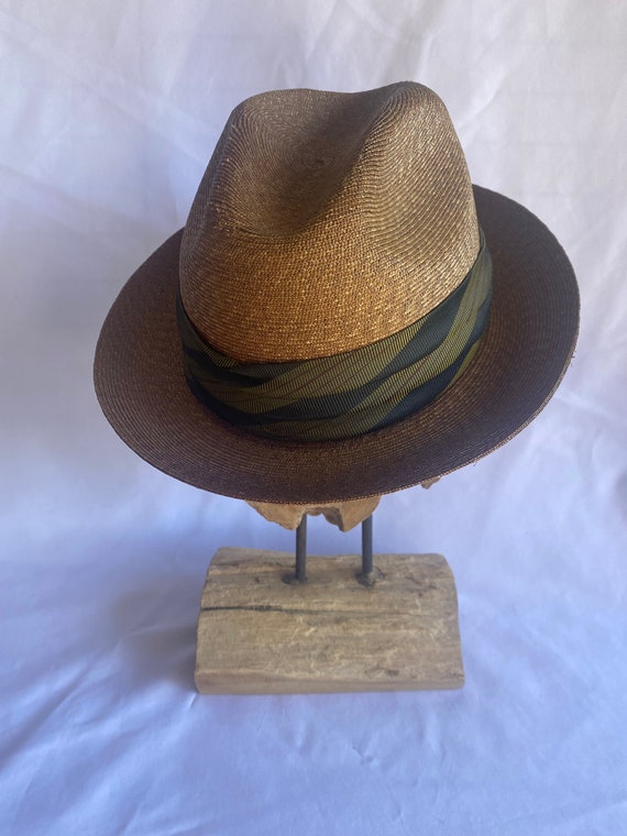 Vintage Leone Cappelli Straw Fedora | Vintage Mens