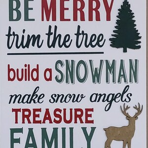Christmas Rules (Digital Downloads 12"x34" and 6"x17")