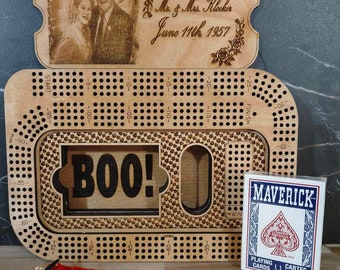 Custom Cribbage Board & Custom Slate sets