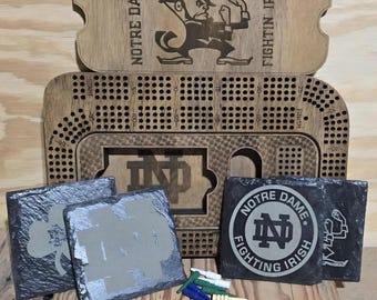 Tablero de cribbage de Notre Dame