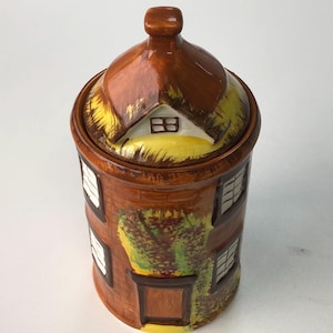 Tall Lidded Pottery Cottage Container by Price Kensington