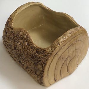 Large Hillstonia Stoneware Log Planter by Moira Pottery