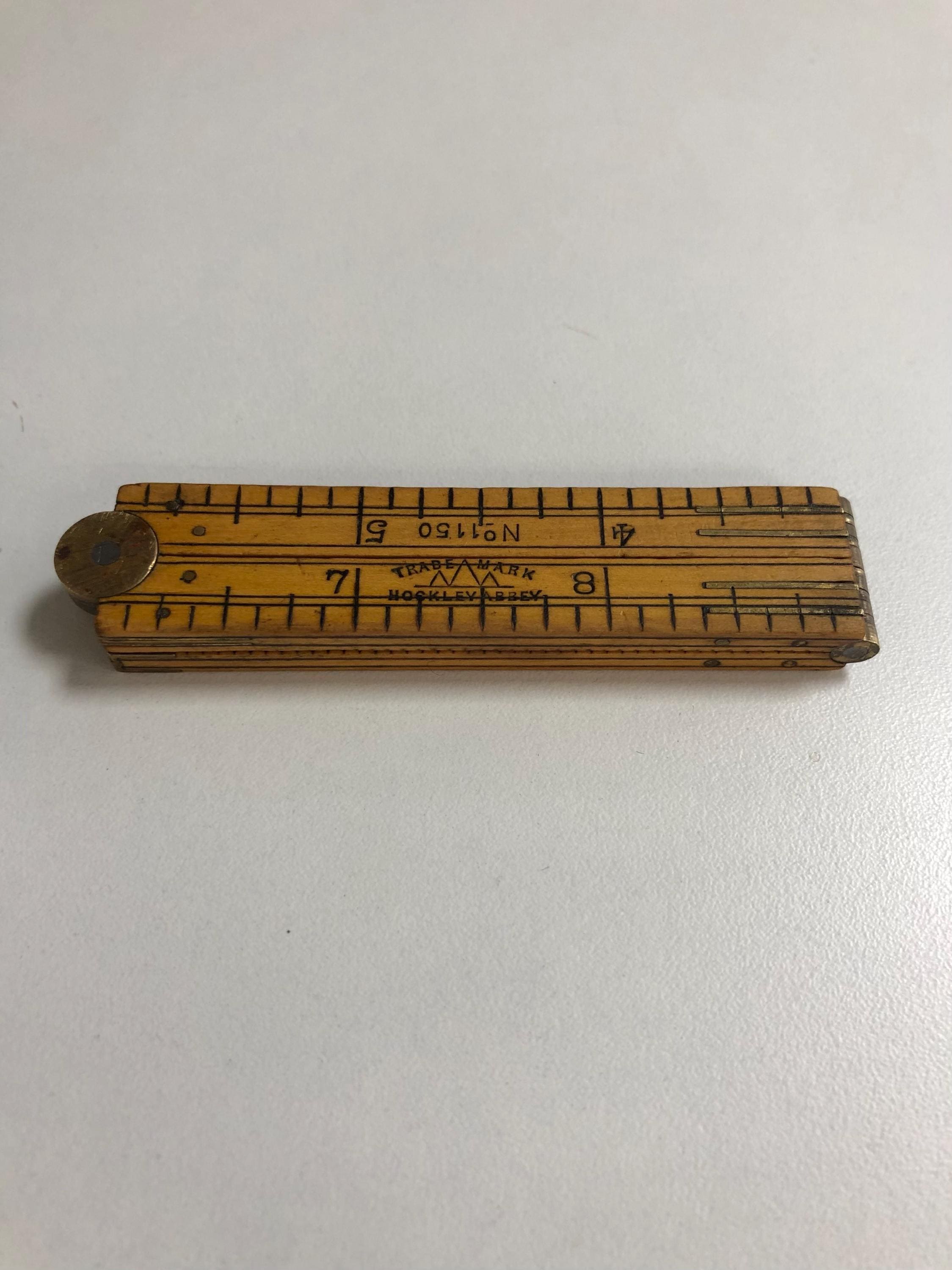Box Ruler Wood Tech Pocket Box Wood 12 Inch Folding Ruler With Metal Joints by Rabone, No ...