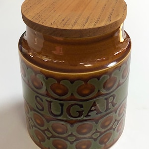 Sugar Caddy ‘Brontë’ Pattern by Hornsea Pottery, 1974
