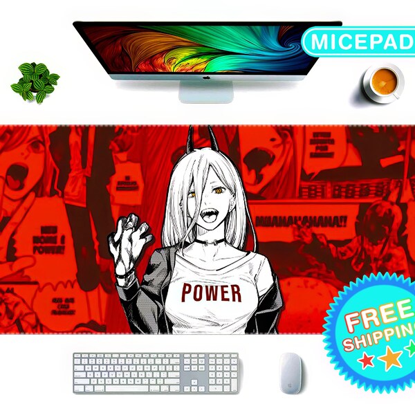 Chainsaw Man Mouse Pad Etsy