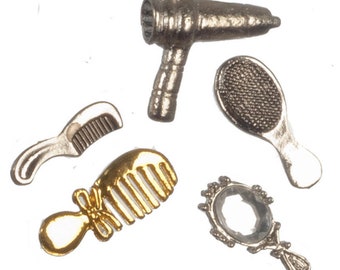 1:12 Accesorios Vanity Set Mundo en miniatura Accesorios para casa de muñecas en miniatura g7066