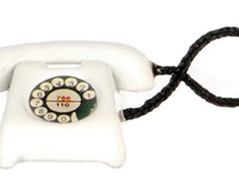 Escala 1:12 Teléfono, accesorios en miniatura, casa en miniatura, g8010