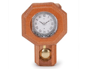 1:12 Escala Reloj de péndulo de pared Darice Timeless Minis Dollhouse Accesorios en miniatura 23-7-11