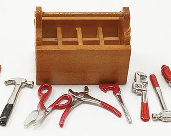 Tool Box With Tools Town Square Miniatures Z1323B