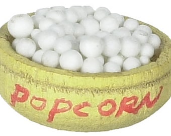 1:12 Escala Bowl Of Popcorn International Miniatures by Classics Quality Dollhouse Miniature Accessories im65130