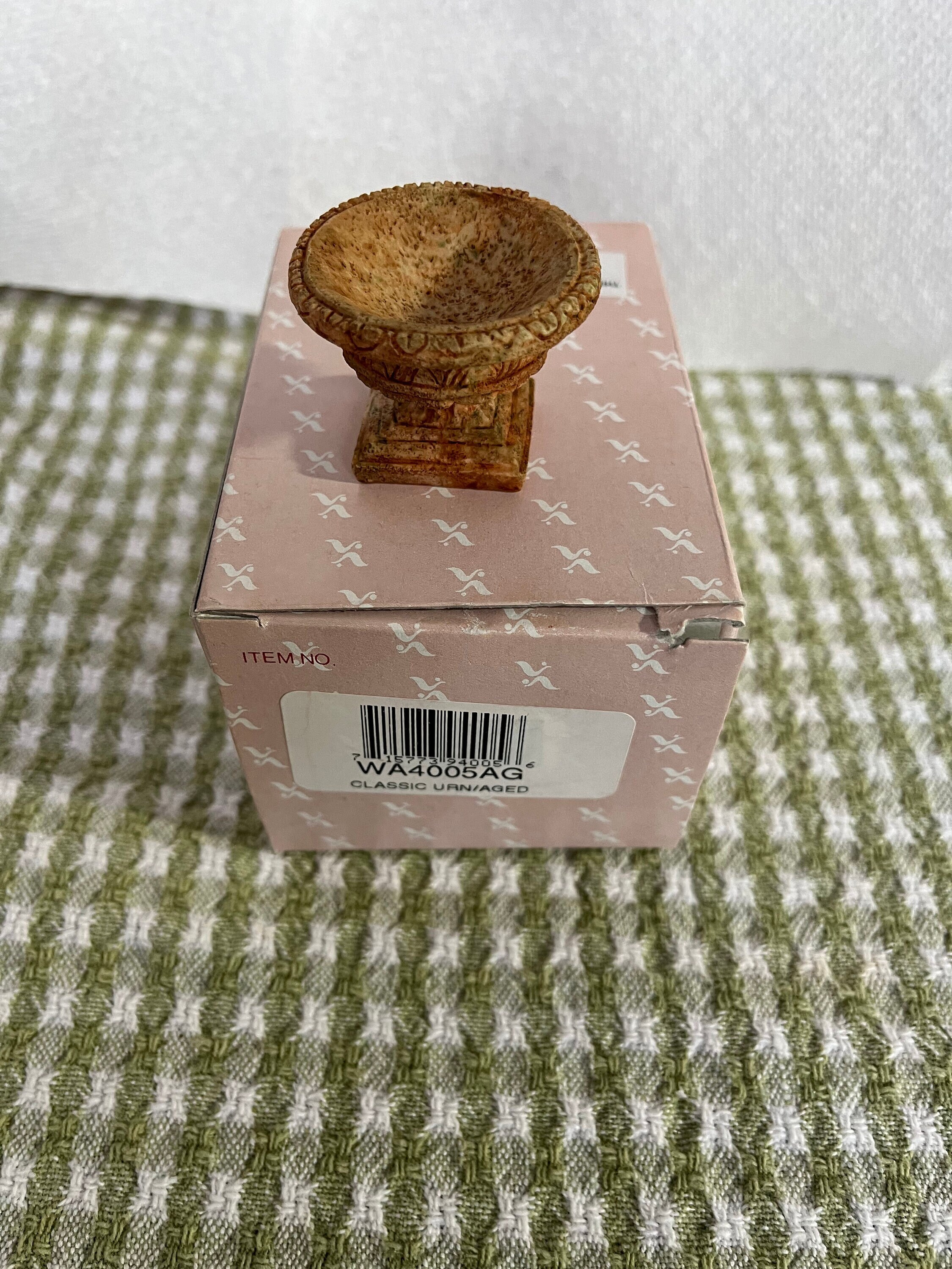 112 Urn Falcon Miniature Accessories/ Fairy Garden/ Dollhouse