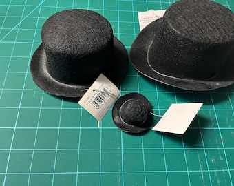 Sombreros de copa, sombreros vintage Darice, sombreros para muñecas, adornos y recuerdos