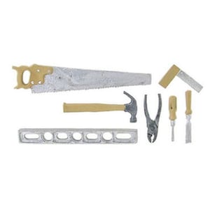 1 12 Scale Carpenter Tool Set from Island Craft and Miniatures #5000 Collectable Adult Miniatures