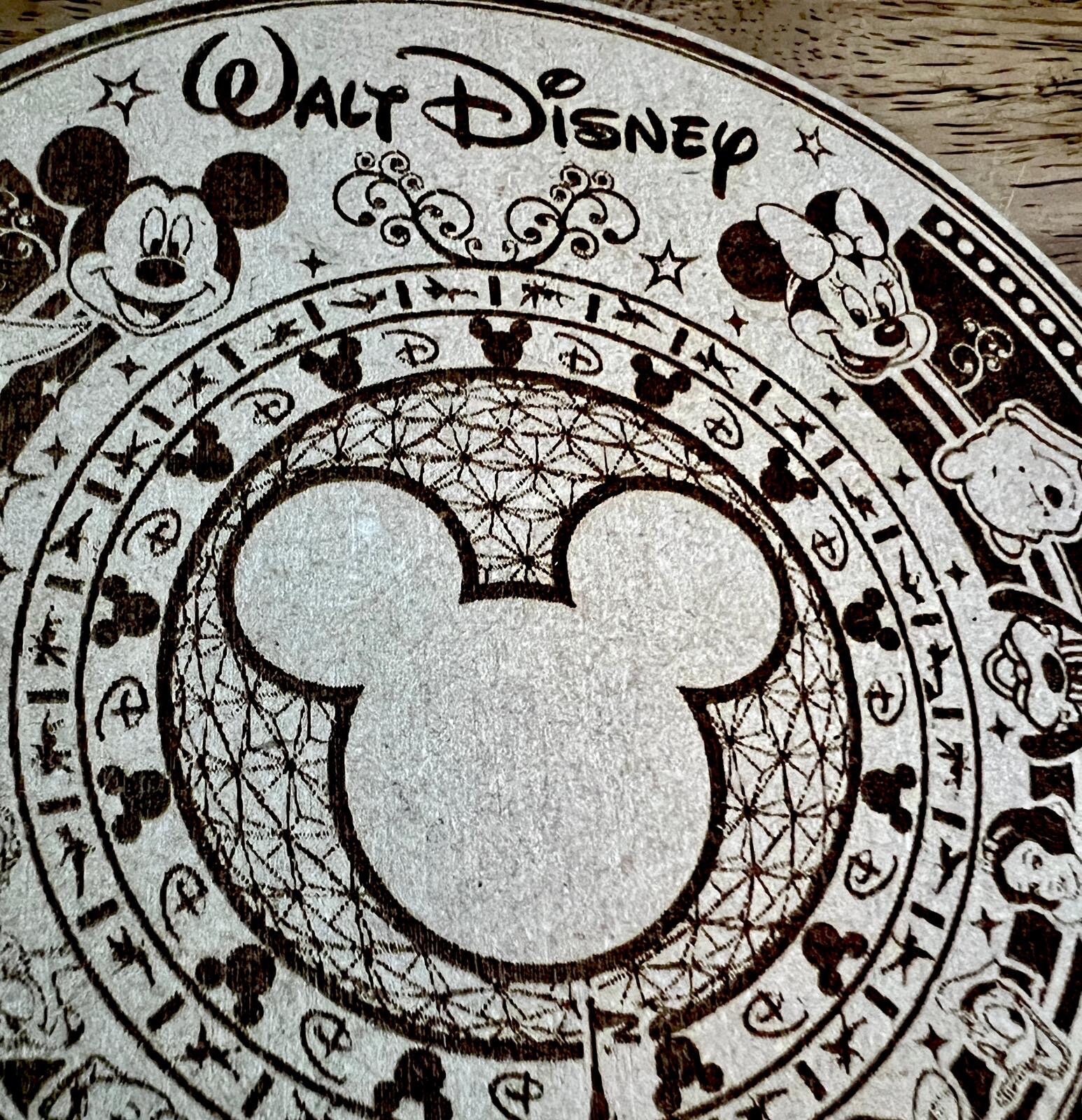 Disney Inspired Aztec Wooden Coaster Calendar I Engraved I 100mm I ...