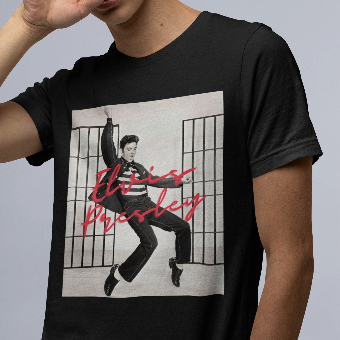 Jailhouse Elvis Presley T-Shirt, Elvis T-Shirt, Elvis Shirt, Rock Shirt