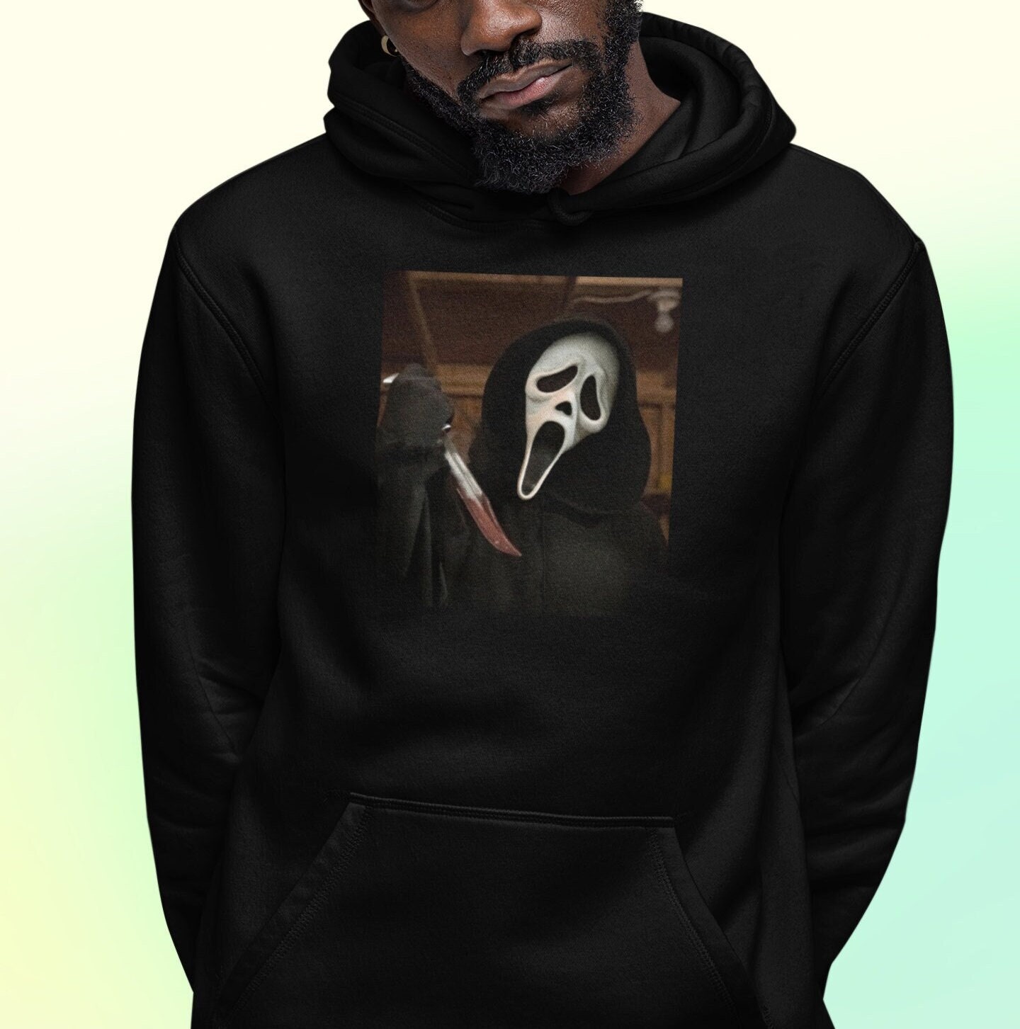 Scream Movie Hoodie Horror Hoodie Ghostface Hoodie Ghostface sold by Tring Tee SKU 208534 Printerval Canada